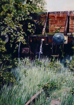 Old wagon at Felixstowe.